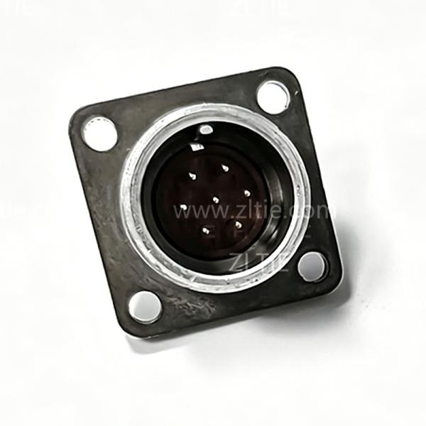 2PM-18 Series 7Pin Male Panel Socket with Gold Plated Pin – 2РМТ18Б7Ш1А1В