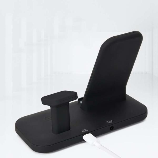 3 In 1 Nonslip Wireless Charger Dock , Multifunctional Charging Stand For Phone