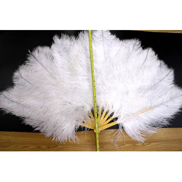 50-55 см Декорация для вечеринки Страус Перья Ручной вентилятор Белый фиолетовый горячий предмет Окрашенный