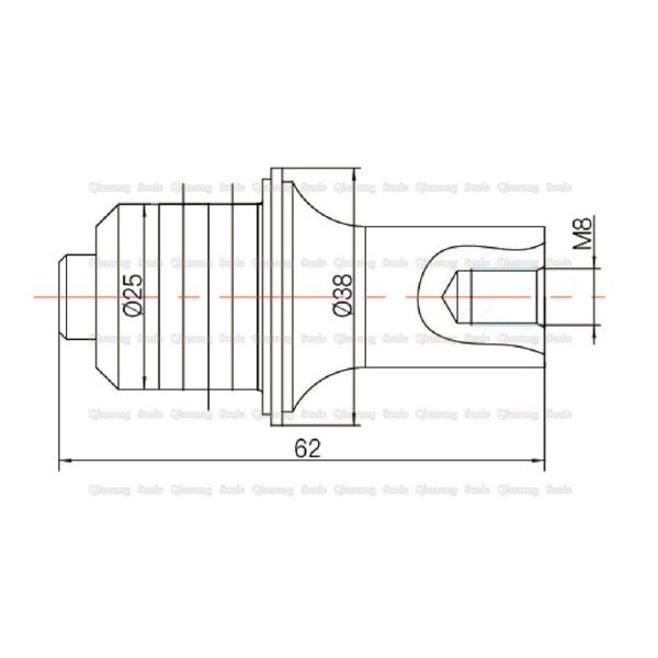 диаметр датчика 25мм 300В 40хз ультразвуковой керамический для резать амплитуду 4ум