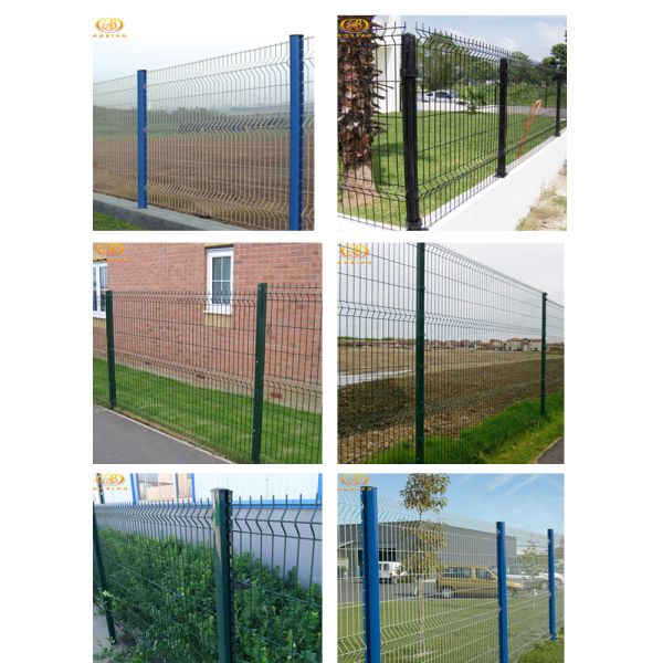 Pvc Coated 50x100mm Welded Wire Mesh Fencing 2m High By 2.5m Wide Metal V Panel