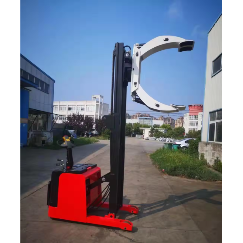 1.5 Ton 9.84 Ft Fully Electric Counterbalanced Heavy-duty Paper Roll Stacker With 90 180 360 Degree Rotation