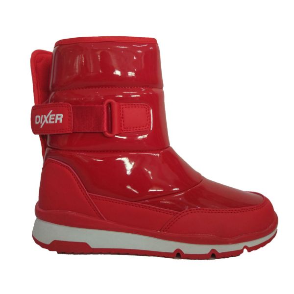 Warm Fur Velcro Pu Winter Snow Boots Non Slip