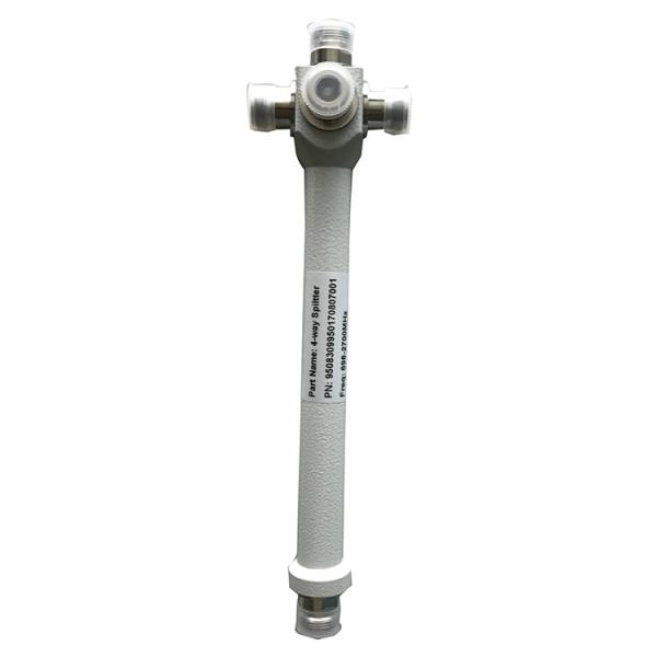 698-2700mhz Grey Round N Female  4 Way RF Power Divider Splitter