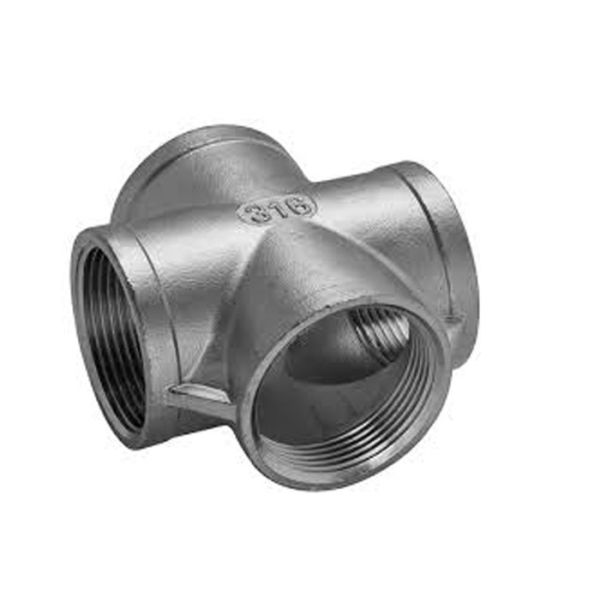 Cross Joint  Stainless Steel Pipe Fitting , 4-Way Cross Pipe Fitting