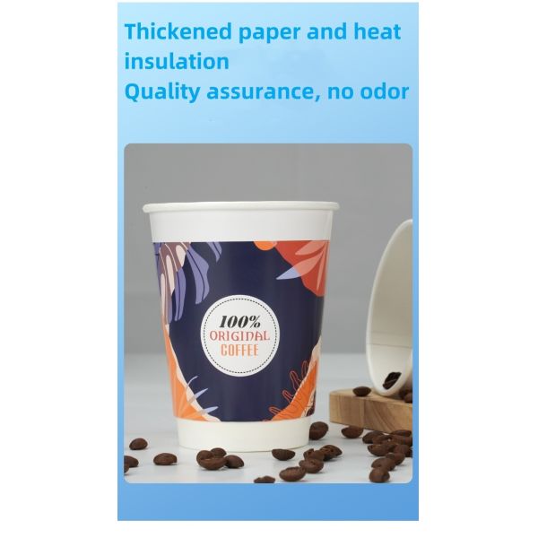 30-Day Return Policy Eco-Friendly Customized Coffee Paper Cups for Hot Water Drinking