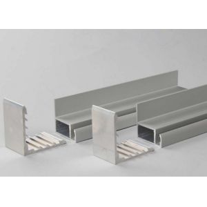 Серебристая анодированная рамка 6063 панели солнечных батарей алюминиевая/6061 с вырезыванием/пробивать