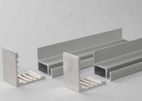 Marco de aluminio anodizado plateado 6063/6061 del panel solar con el corte/la perforación
