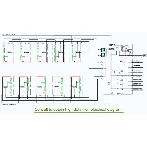 Батарея лития 300kwh ev автобуса CTS электрическая 250kwh, батарея 614 вольт для электрической шлюпки