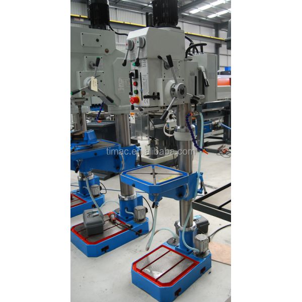 860 KG Geared Head Pedestal Drills Vertical Drilling Machine Z5050A Bule and White