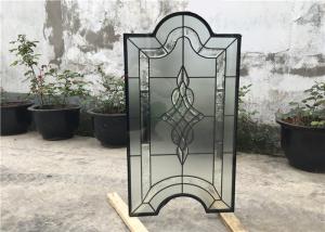 Tinted Custom Cabinet Doors Glass , Clear Decorative Glass Inserts For Cabinet