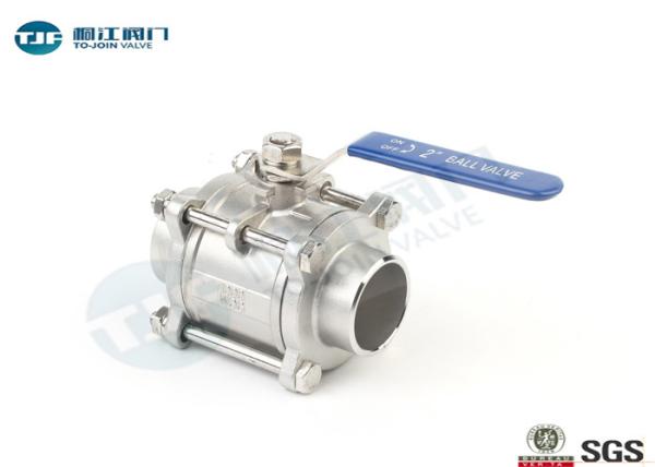Stainless Steel 316 L Sanitary  Ball Valve in Welding Ends For Beer Industry