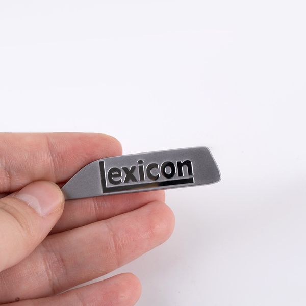 Nickel Silver Metal Logo Customized by QC-Guaranteed Electroforming