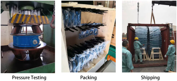 Настраиваемый гибкий железоустойчивый сидящий вафли / лаг тип бабочки клапан OEM размер порта