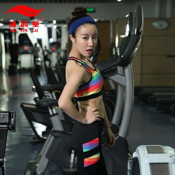 RealLion Wide Leg Sport Pants Women High Waist Stretch Bandage Flare Pants Broad Leg Dance Yoga Pants Long Trousers