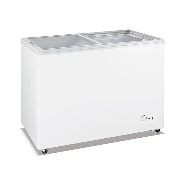 Commercial Deep Freeze Chest Freezer , Stainless Steel Chest Freezer 650L Capacity