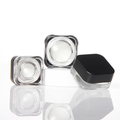 Empty Cosmetic Bottle Packaging 30ml 50ml 100ml Matte Glass Skincare Cream Jar with Black White Lid