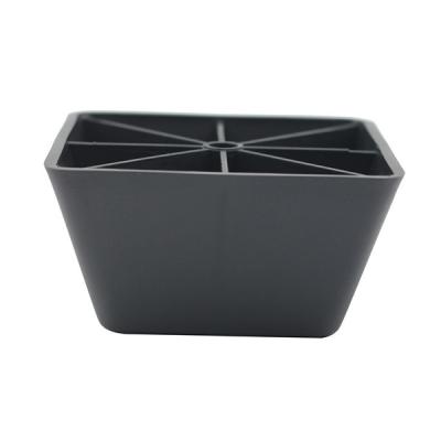 SGS 143g 115mm Screw In Non Slip Square Rubber Chair Leg Feet
