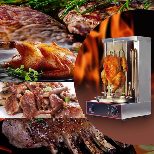 2 сжигателя электрическая вертикальная кружка цыпленок бройлер для автоматического производства мяса