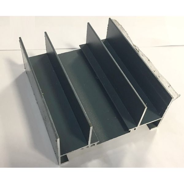 Powder Coated Rubber Decorative Aluminum Profile Accessory 6000 Series