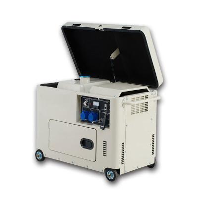 3 Phase 5/6/8/9kw Movable Super Silent Diesel Generator Set