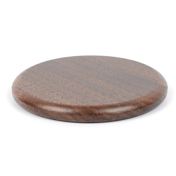 Wood Qi Wireless Charging Pad For Phone , Customized promotional Gifts Qi Fast Charger
