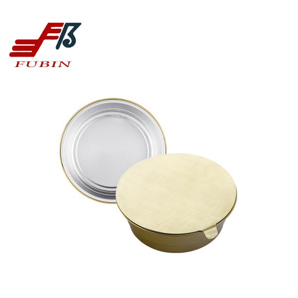 Disposable Colored Aluminum Foil Pans Heat Resistance Kitchen Use