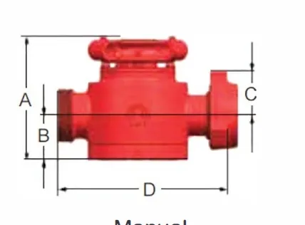 API 6A Plug Oilfield High Pressure Manifold 10000psi - 20000psi Back Pressure Valve