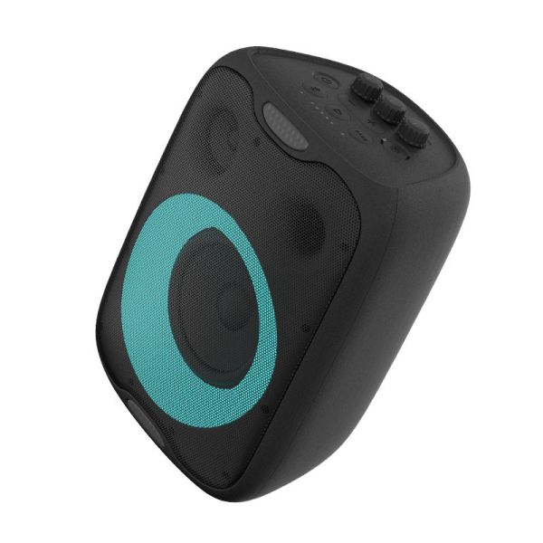 Usb ディスク機能 屋外パーティ スピーカー バッテリー駆動 ABS + 鉄材料