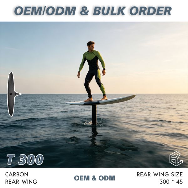 SURF SKINNY - 300/45 Carbon Rear Hydrofoil wing Water Sports Rear Wing Stab Stabilizer Tail 