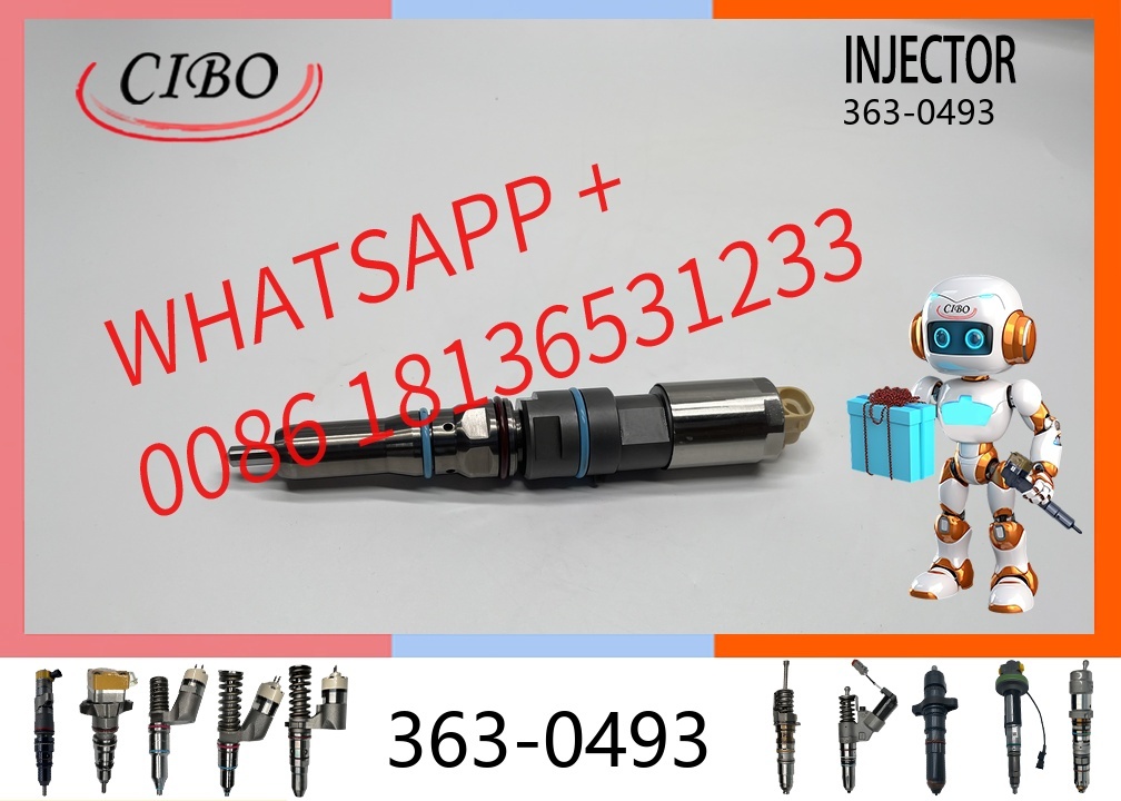original 363-0493 Common Rail Fuel Injector 3630493 20R-5036 367-4293 456-3588 for   C9 C9.3 336E 336EL 336ELN Excavator Diesel Engine Injector original new injector