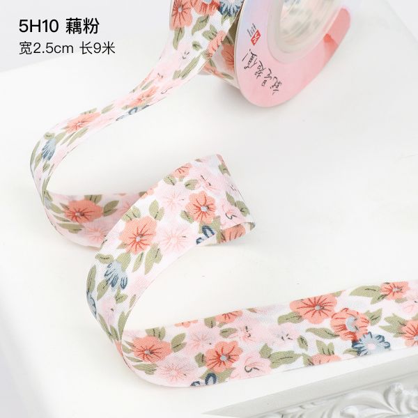 Цветочная цветочная хлопчатобумажная лента 25 мм