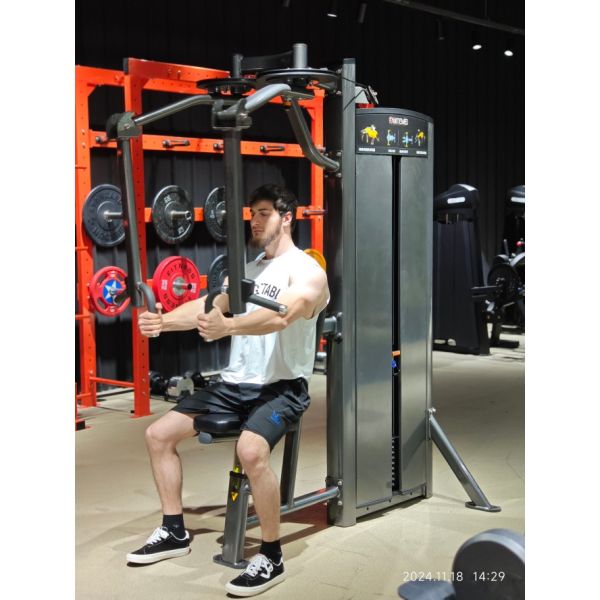 Máquina deltoide trasera de mosca Equipo de acondicionamiento físico comercial Máquina de entrenamiento de pesas pectorales