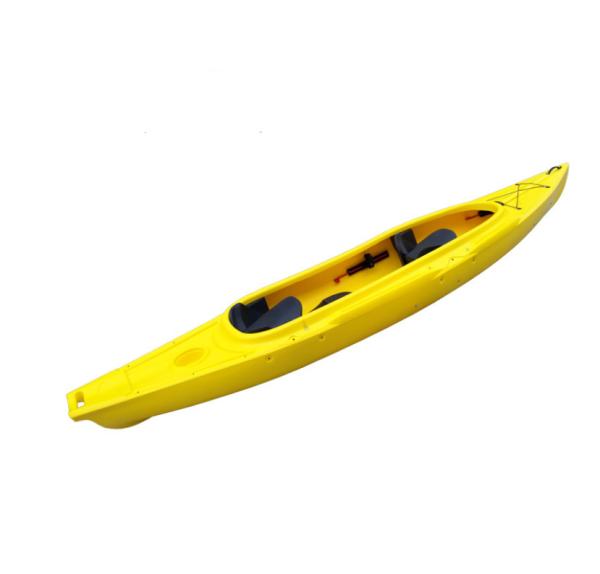 Apoyos de pies ajustables 3.9m Kayak giratorio para una sola persona Pesca / recreación