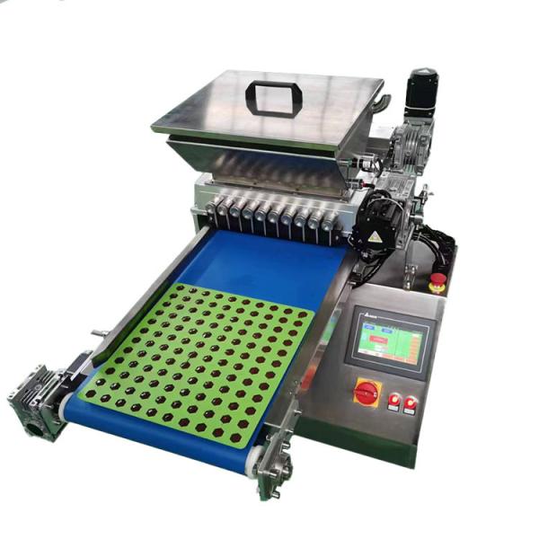 Table Top Small Center Servo Motor Filled Chocolate Depositor Machine Jelly Lollipop Sweet Soft Candy Make