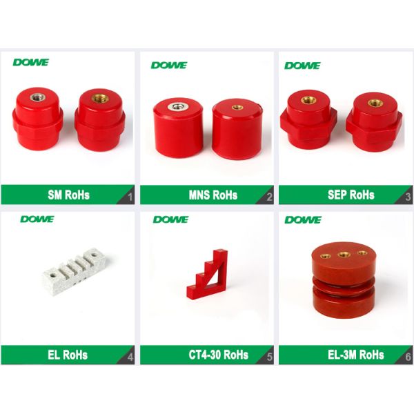 Пластиковая высоковольтная эпоксидная смола 75x130mm материала изолятора