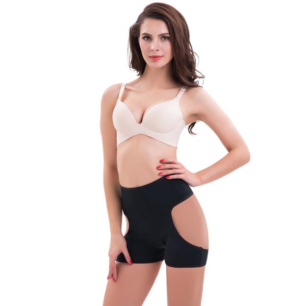 High Compression Nonwoven Weaving Method Spandex/Nylon BUTT LIFTER SHAPEWEAR Panties Shaper