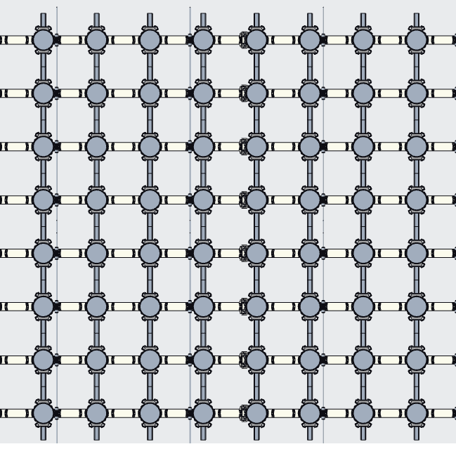 Панорамный светодиодный сетчатый экран 4 мм пиксельной ширины для архитектурного ландшафтного освещения