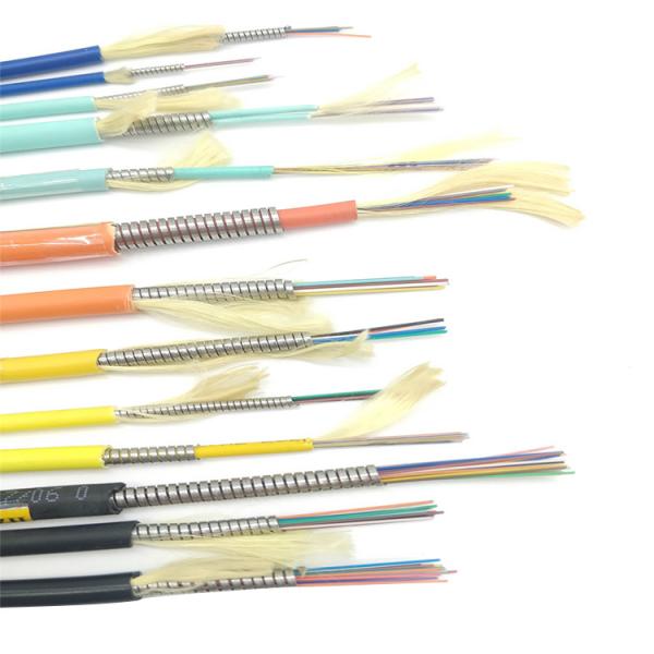 96 Core GYTS SM G652D PE Outdoor Armoured Fiber Optic Cable with 20D Bending Radius