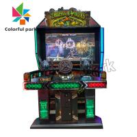 2 joueurs tirant le panneau acrylique de cadre en bois d'Arcade Machines Rambo Shooting