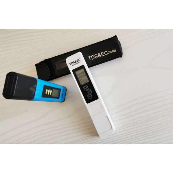 Portable 3 In 1 TDS EC Tester Solid Metal Button Micro Intelligent Chip