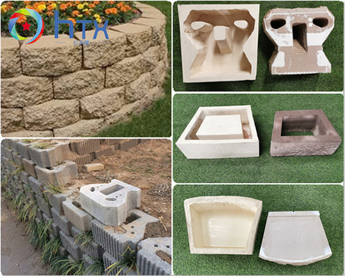 Бетонные блоки поддерживающие стены Производственная машина Линейка производства камня