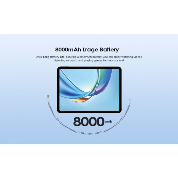 Kinstone 11 inch Tablet PC 8000mA 4G LTE Octa-core 1600*2300 2.8K INCELL 4GB+256GB