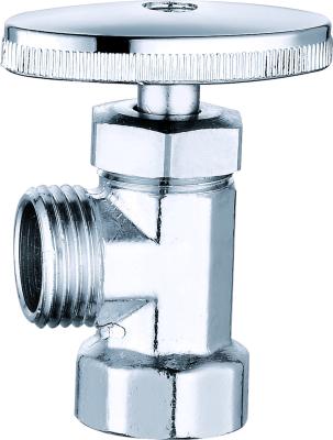 ABS Handle HPB 57 Brass Angle Valve PTFE Brass Angle Stop Chrome Plated