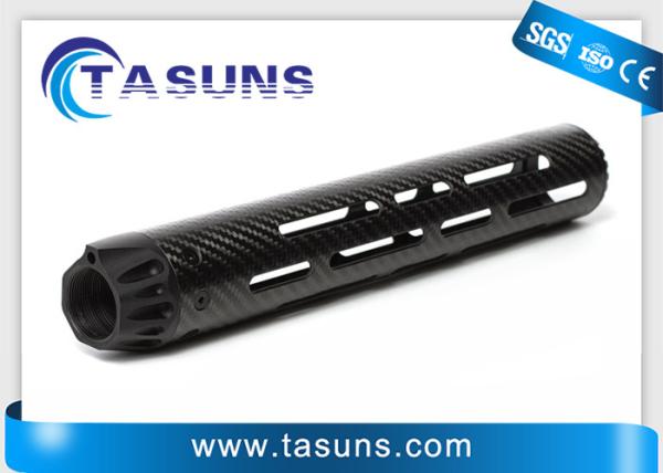 Handguard Heat Resistance Carbon Fiber Tubes And Rods With Slots Machined