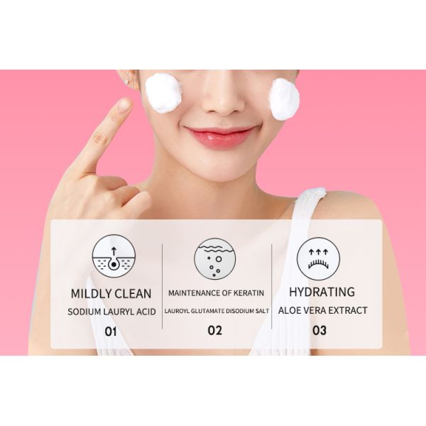 Cleanser MSDS управлением 120ML масла пенясь лицевой поднял Cleanser стороны воды