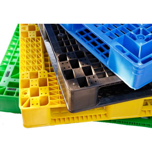 5 Ton Forklift Plastic Pallet Black modelagem por injeção páletes plásticas