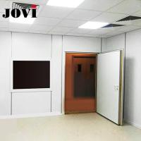 Puertas de la sala de MRI con tableros blancos a prueba de fuego y umbrales con ventanas protegidas por RF personalizadas
