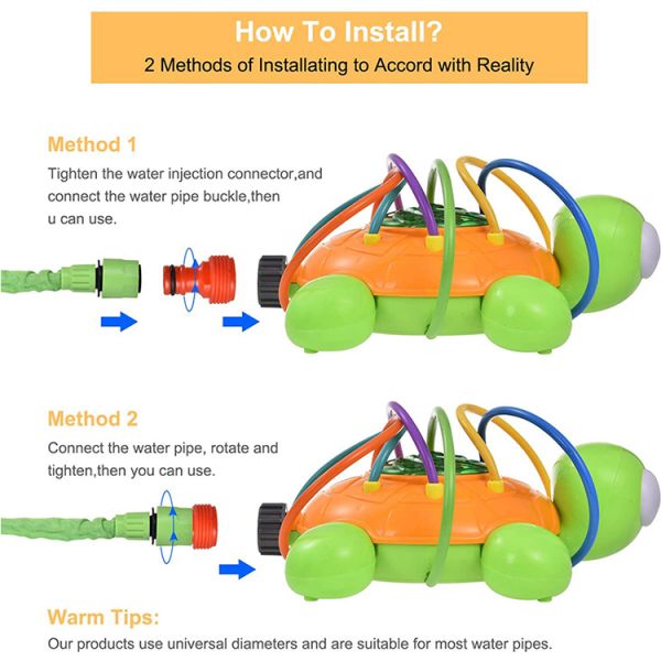 игрушка спринклера черепахи 430g