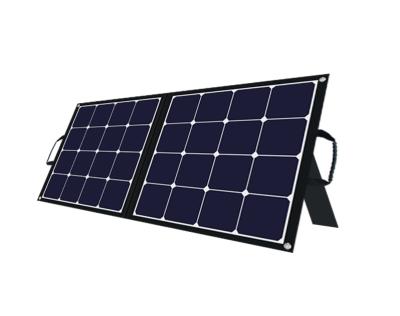 Outdoor Portable Solar Module 24V 100w Foldable Solar Panel For Traveling